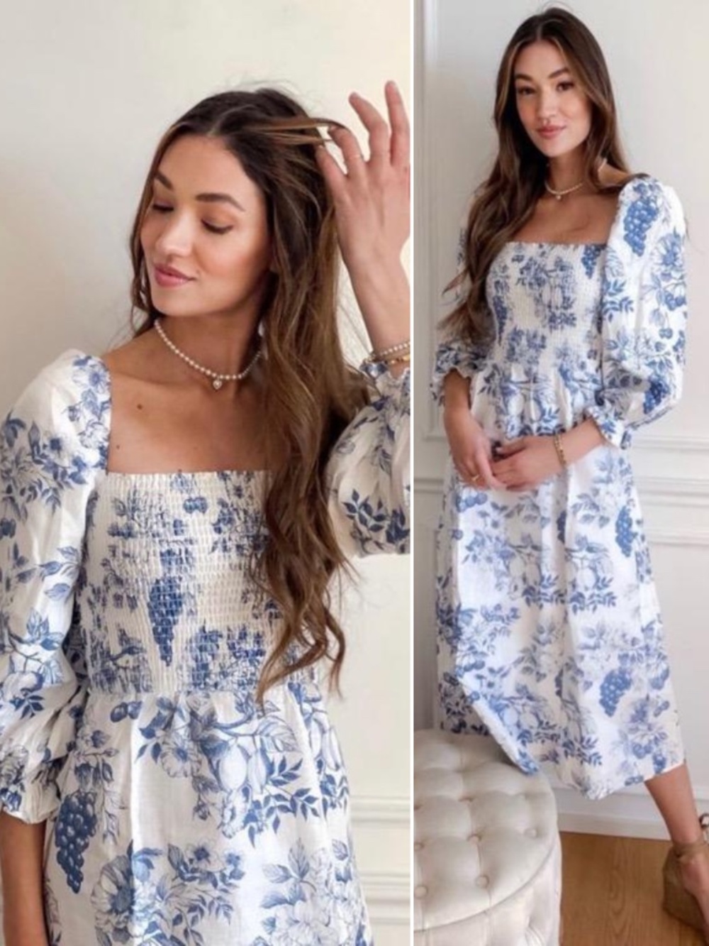 NEW Reformation Gitane Linen Dress Corsica Small